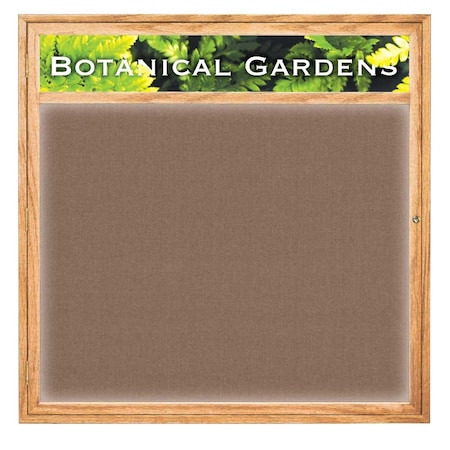 United Visual Products Open Faced Traditional Corkboard, 36x24" UV641A-BLACK-ULTMAR